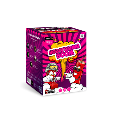 Новогодний BOOM Фейерверк купить в Москве | salutsklad.ru