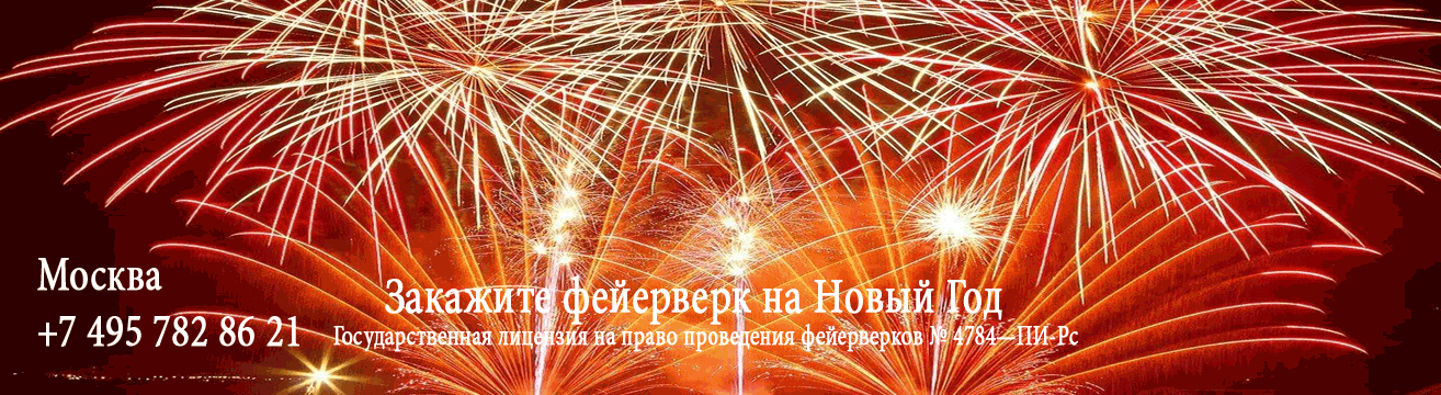 Организация фейерверков на Новый год  Москва | salutsklad.ru