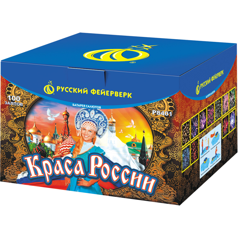 Русский Фейерверк выставил на витрину салют "Краса России" Москва | salutsklad.ru