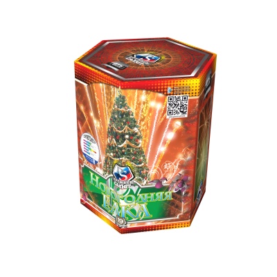 Новогодняя елка Батарея салютов купить в Москве | salutsklad.ru